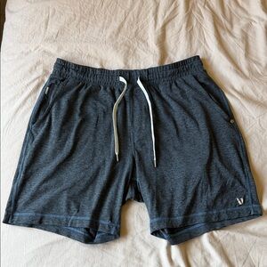 Vuori Men's Gray Athletic Shorts
